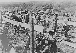 Soldados de Estados Unidos durante la batalla de St. Mihiel, en Francia.